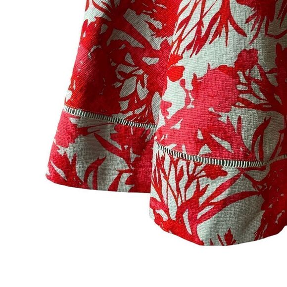 Banana Republic Bold Floral Circle Mini Skirt Size 8 - Picture 5 of 9